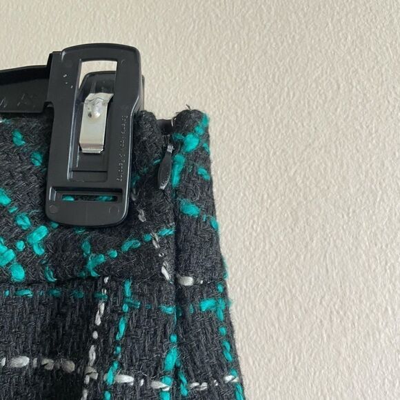 Loft Petites Black Plaid Pencil Skirt - Picture 5 of 5